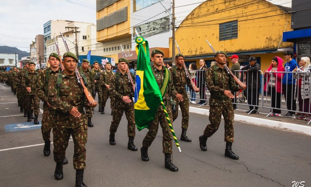 Abertas inscrições para Desfile Cívico de 7 de Setembro em Tubarão