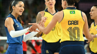 Seleção brasileira de vôlei estreia com vitória sobre o Quênia nas Olímpiadas de Paris 2024.