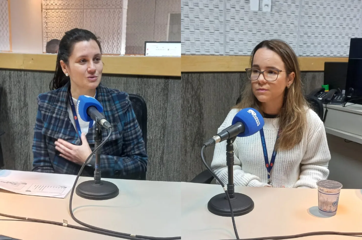 Colaboradoras da JBS em entrevista na Rádio Cidade em Dia