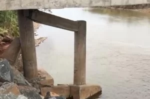 Ponte do Rio Canoa segue sem solução para a interdição