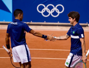 Dupla brasileira de tênis masculino é eliminada das Olímpiadas