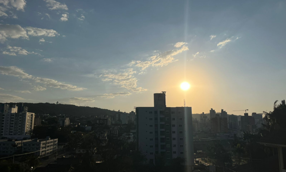 Quinta promete ser o dia mais quente da semana em Criciúma