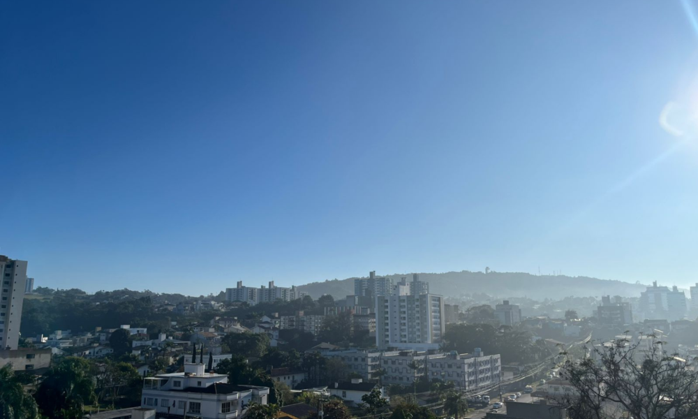 Fim de semana será de sol e tempo bom em Criciúma e região