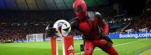 Deadpool surpreende fãs em jogo da Eurocopa 2024