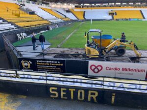 Grama sintética do H.H. será inaugurada no jogo Criciúma e Fortaleza