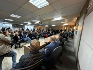 Capivari de Baixo também participa da oficialização de recursos para primeira etapa do projeto de redragagem do Rio Tubarão