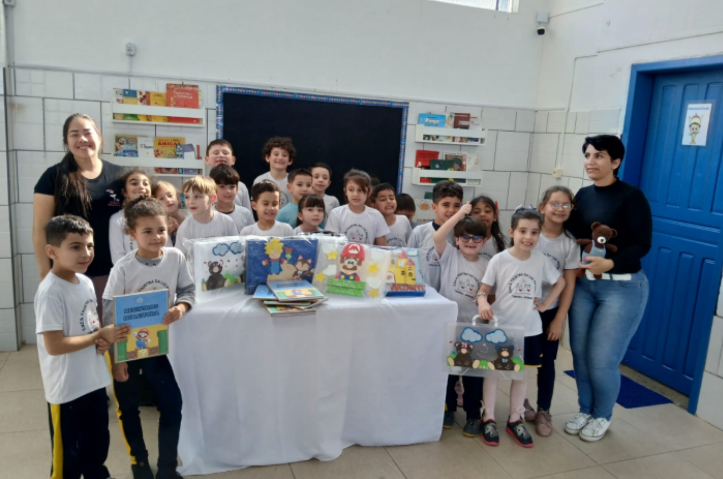 Leitura e escrita são temas de projeto promovido por escola municipal de Tubarão