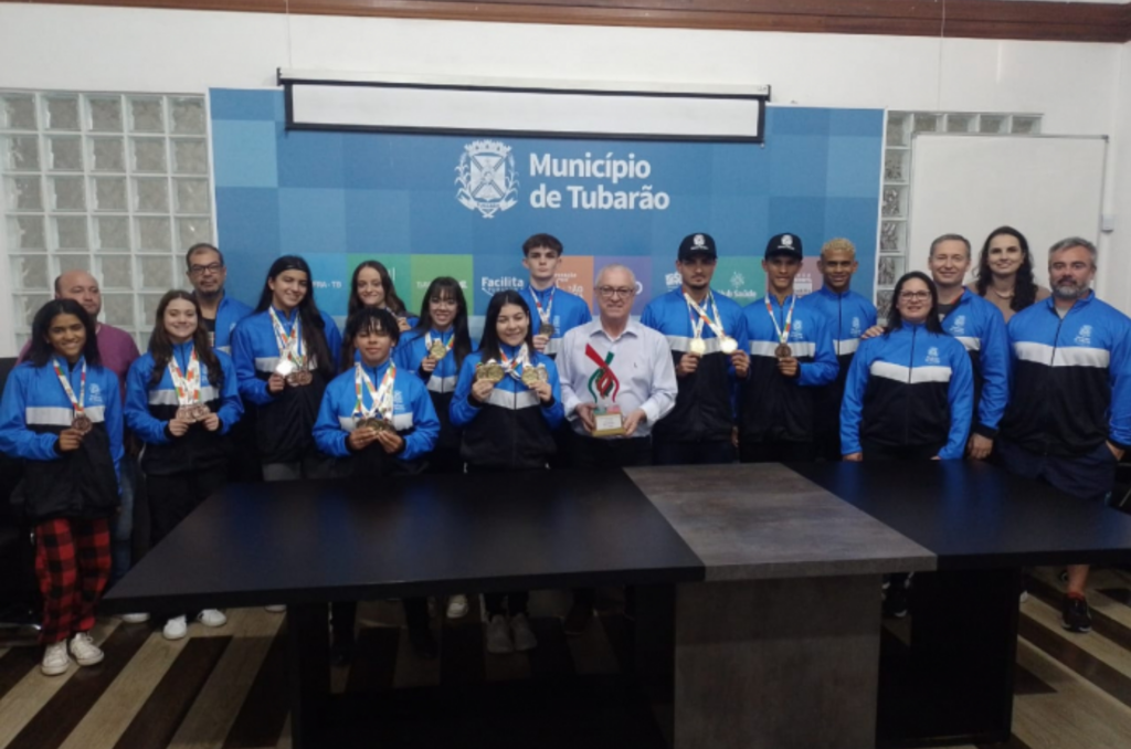 Atletas de Tubarão apresentam conquistas nos Joguinhos Abertos