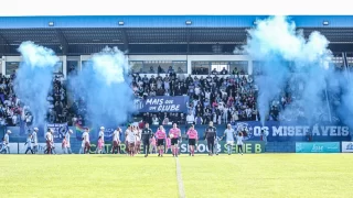 Torcida do Caravaggio na partida do acesso a série A do Catarinense