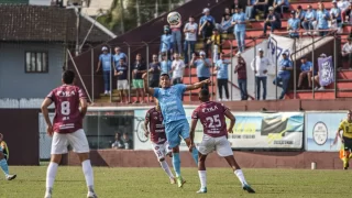 Partida de ida entre Juventus e Caravaggio, pela semifinal do Catarinense Série B 2024