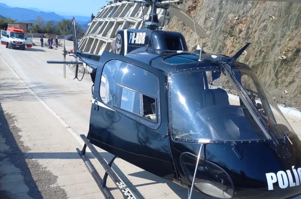 Aeronave do SAER/Sarasul que levou o homem para o hospital