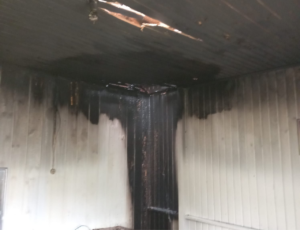 Princípio de incêndio é contido por populares em residência de Içara