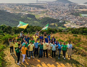 Peninha e Madalena iniciaram período de campanha em Imbituba no Morro da Antena