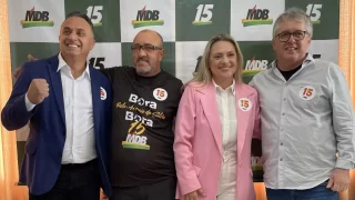 Convenção realizada pelo MDB em Balneário Arroio do Silva