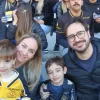 Torcida do Criciúma durante o jogo contra o Grêmio no Estádio Heriberto Hülse pela 24ª rodada do Campeonato Brasileiro.