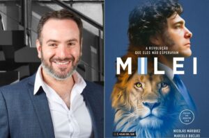 Javier Milei volta a SC, desta vez em formato de livro
