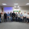 Reunião realizada com representantes da Celesc, na Sede da Aciva em Araranguá. Na oportunidade foi cobrado dos representantes da Celesc sobre o atraso no andamento do projeto da subestação