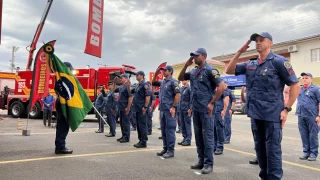 Bombeiros de Araranguá em solenidade