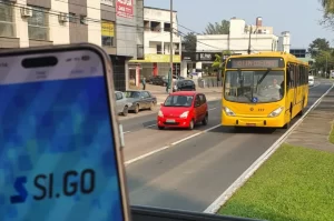 Aplicativo Si.Go, onde está disponível o pagamento via PIX para o transporte coletivo de Criciúma