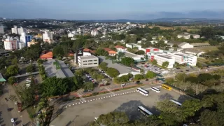 Vista aérea da Unesc