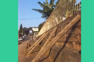 Moradores do Comerciário pedem demolição de muro que gera risco de desabamento