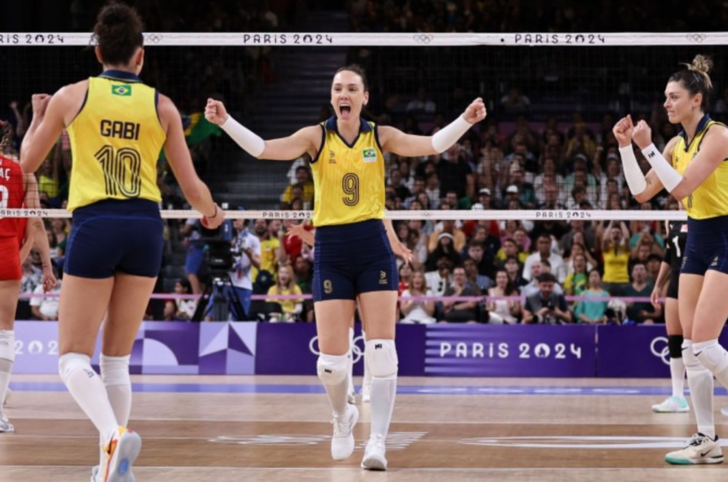 Brasil garante o bronze contra a Turquia no vôlei de quadra
