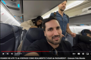 Há 11 dias, youtuber gravou vídeo sobre a segurança do avião que caiu