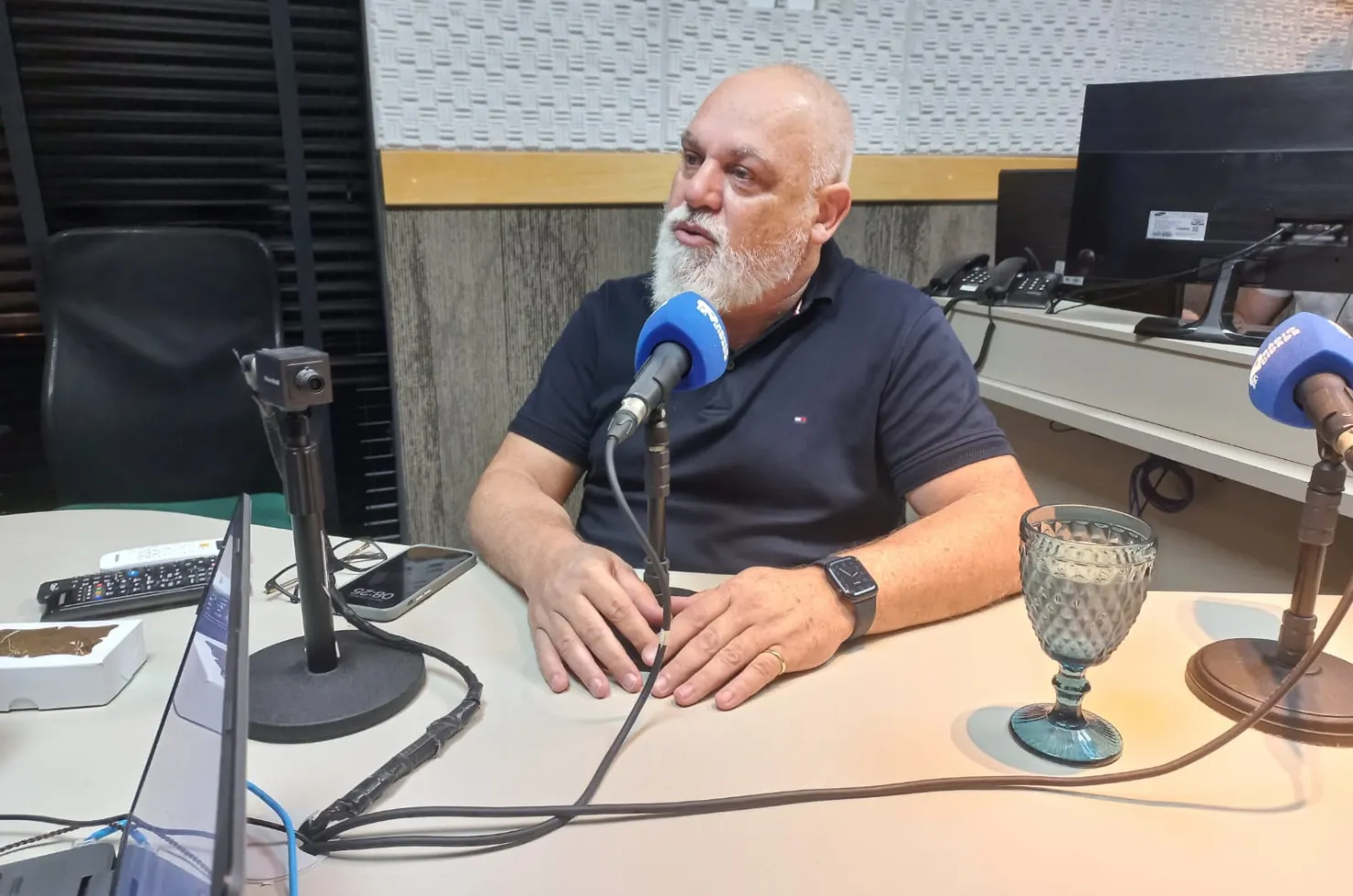 Empresário Paulo Reichle em entrevista a Rádio Cidade em Dia, sobre a operação envolvendo o serviço funerário em Criciúma