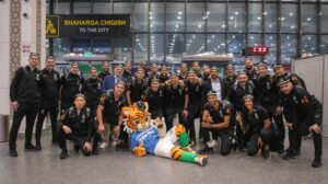 Seleção brasileira chega no Uzbequistão para disputa do Mundial de futsal