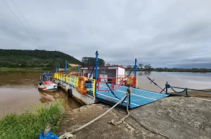 Balsa do Rio Araranguá está paralisada