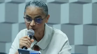 Marina Silva durante discurso