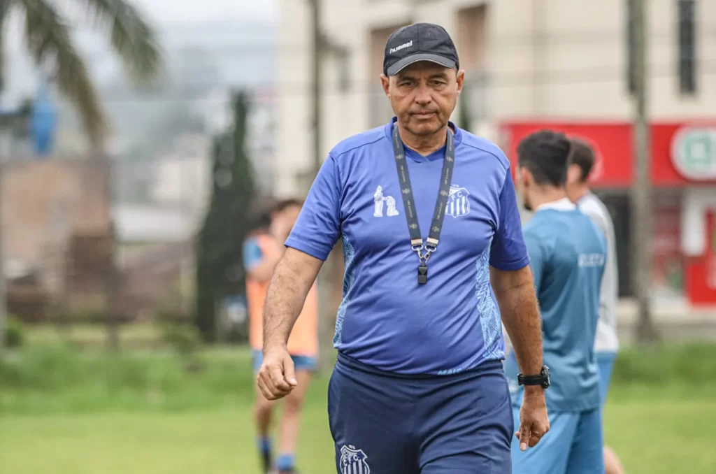 Treino do Caravaggio antes do jogo contra o Metropolitano na Copa Santa Catarina Sub-21