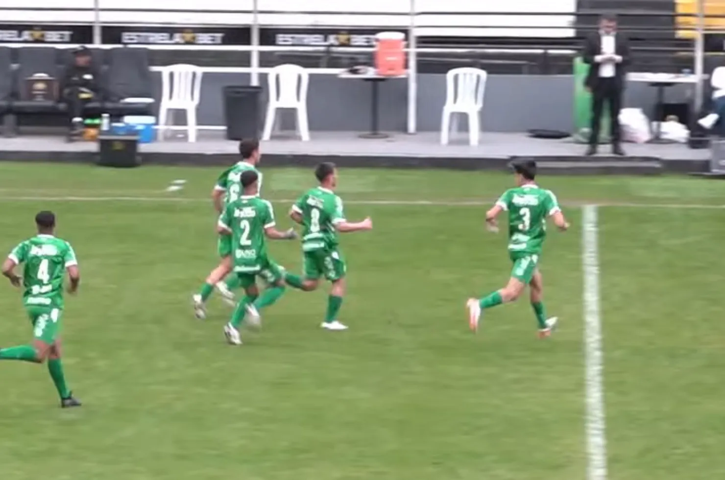 Gol da Chapecoense contra o Criciúma, na final do Catarinense sub-17