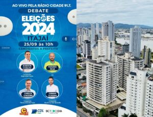 Cidade FM, CDL Itajaí e SC Todo Dia realizam debate