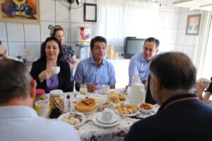O reencontro de Clésio e Henrique Salvaro
