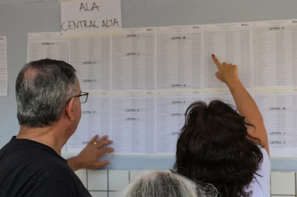 Participantes do concurso público da educação em Santa Catarina, com foco em candidatos e provas realizadas