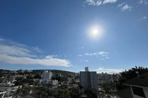 Confira a previsão do tempo para o fim de semana em Criciúma