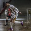 Jogadores do Criciúma Futsal enfrentando o Joinville