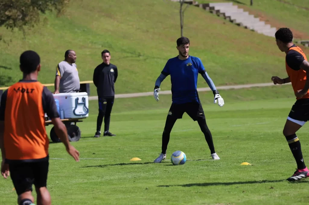 Treino do time Sub-23 do Criciúma no Centro de Treinamento Antenor Angeloni, preparando-se para o Campeonato Brasileiro de Aspirantes