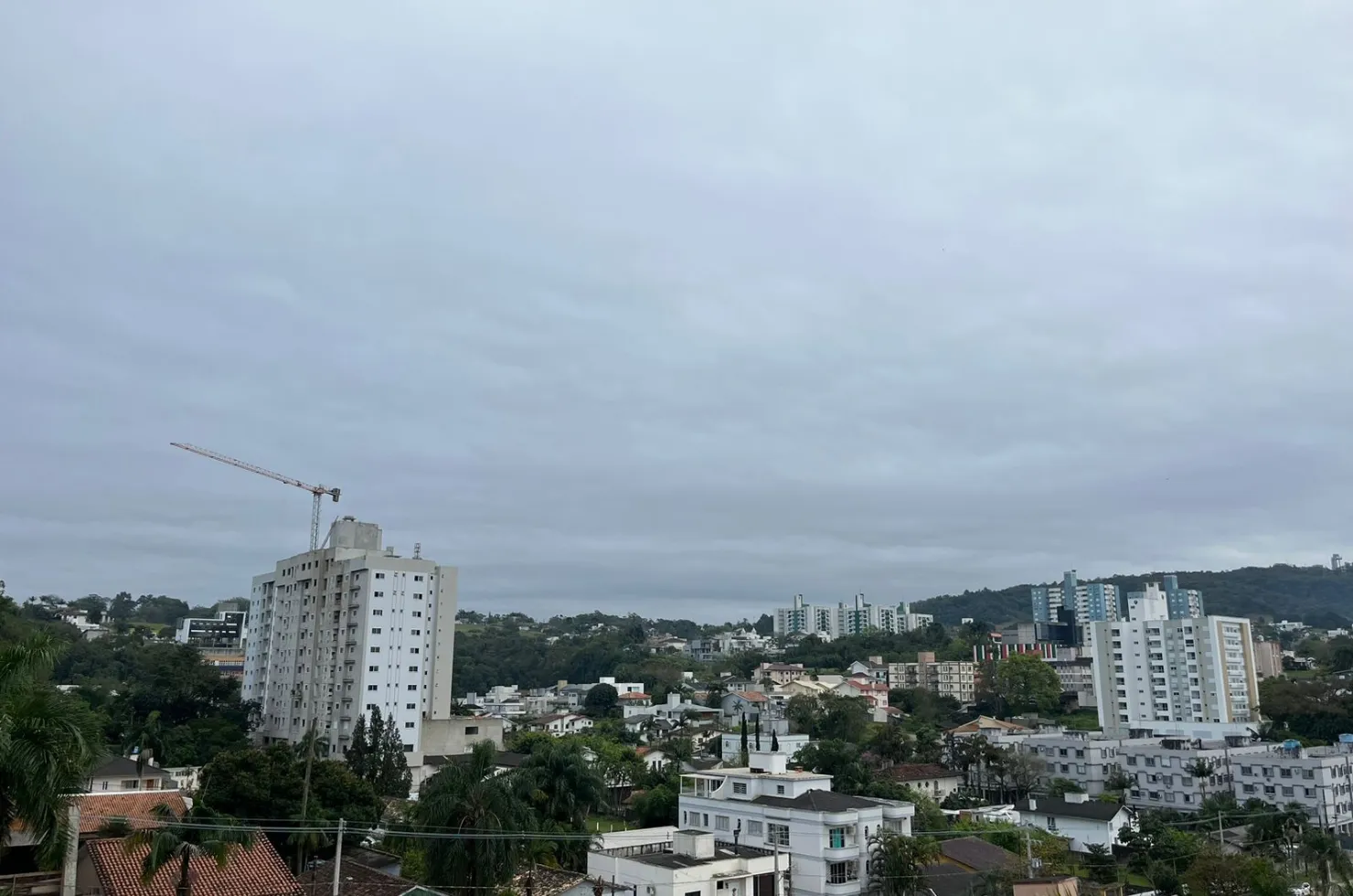 Criciúma terá semana de tempo agradável e com poucas chances de chuva