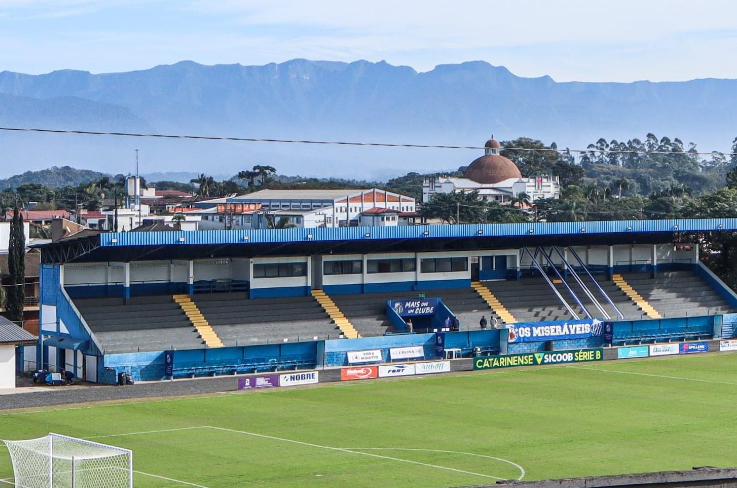 Estádio da Montanha, que será palco do Catarinense Feminino sub-15