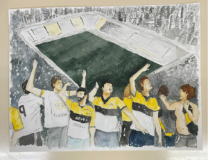 Exposição de arte em aquarela chega a Criciúma