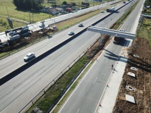 Içamento de vigas na BR-101 fechará trecho em Imbituba nesta quarta