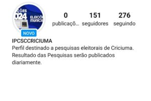 Pesquisas: tem perfil falso do IPC na rede social