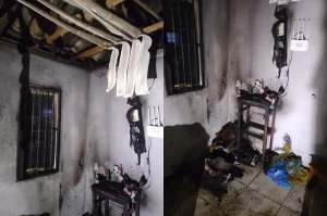 Incêndio assusta moradores e mobiliza bombeiros em Araranguá