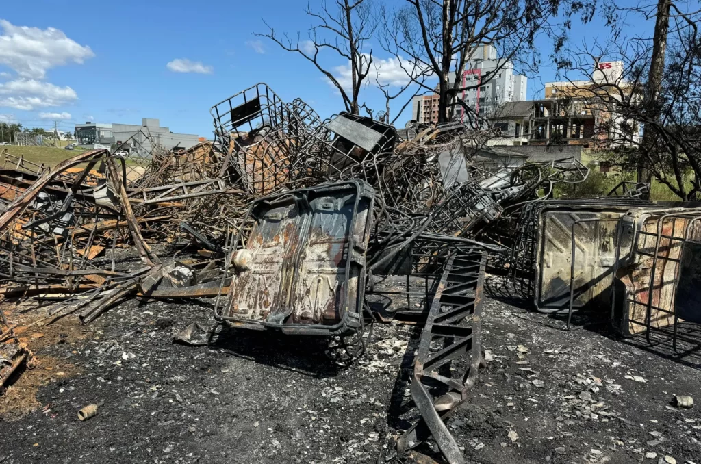 Incêndio na indústria química em Criciúma já tem causa apontada pelos Bombeiros