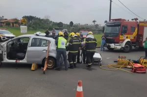 [VÍDEO] Simulado de acidente de trânsito é realizado em Criciúma