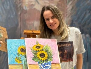 Van Gogh inspira crianças no Balneário Shopping