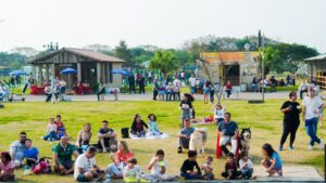 Primeiro Festival das Cores e música ao vivo movimentam o fim de semana no Parque Diamante