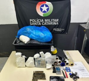 Jovem é preso em Criciúma com carga de droga avaliada em R$ 100 mil